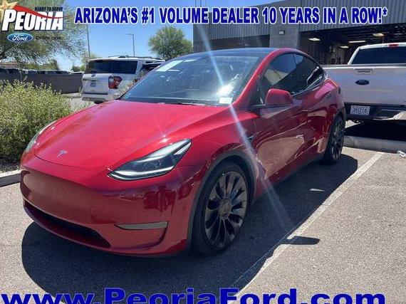 TESLA MODEL Y 2022 7SAYGDEF6NF391444 image